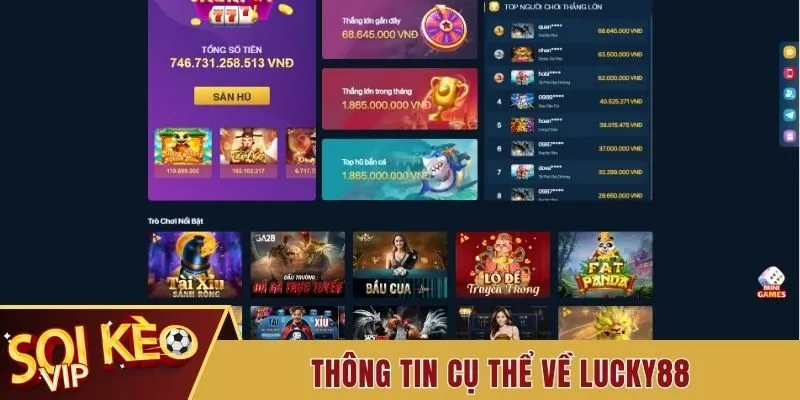Tìm Hiểu Nhà Cái Lucky88 Và Những Thế Mạnh Đặc Biệt Nhất 1 Những thông tin cụ thể về thương hiệu Lucky88